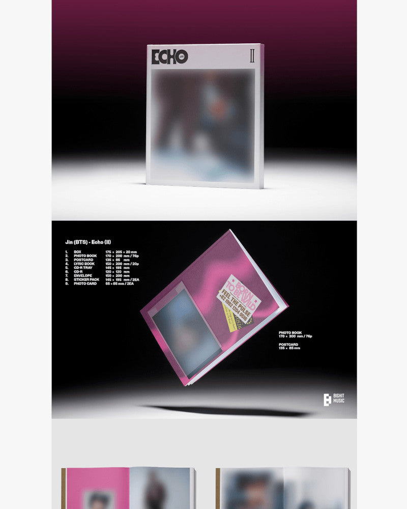 JIN (BTS) - 2e mini-album 'Echo' (3 versions)