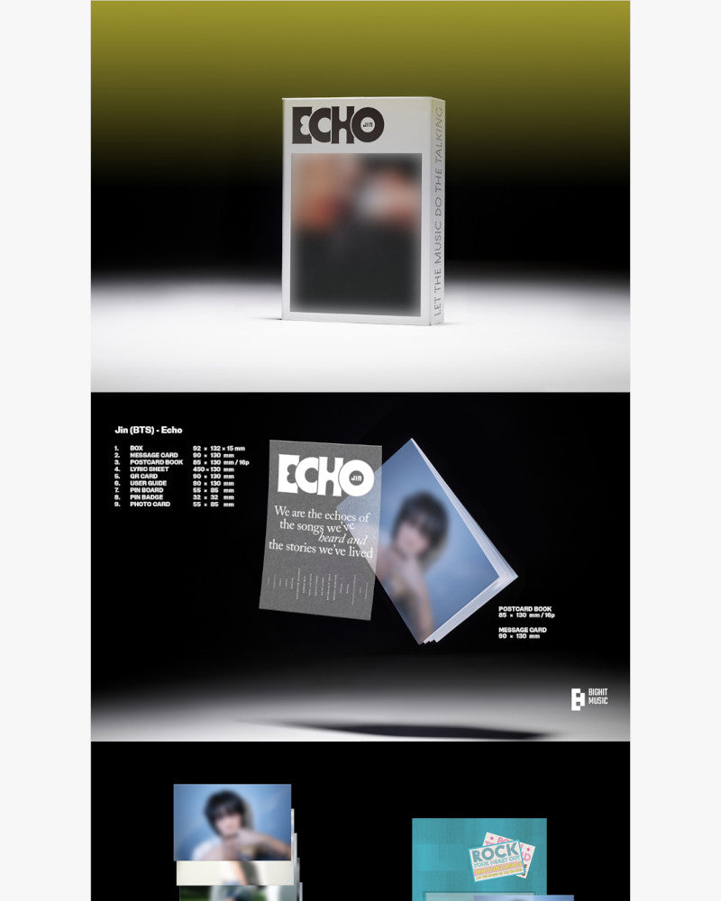 JIN (BTS) - 2ème mini album 'Echo' (version Weverse Albums)