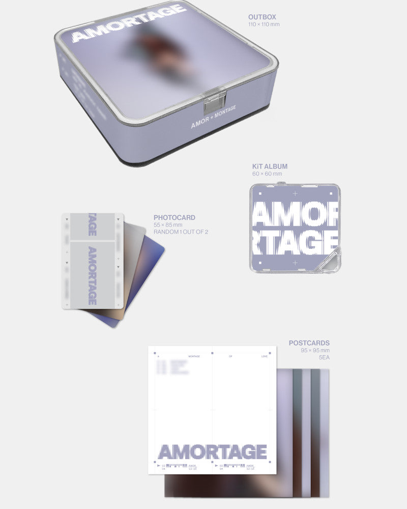 JISOO - mini album [AMORTAGE] (APP Ver.)