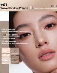 JUDYDOLL 2-In-1 Highlighter & Contour Palette