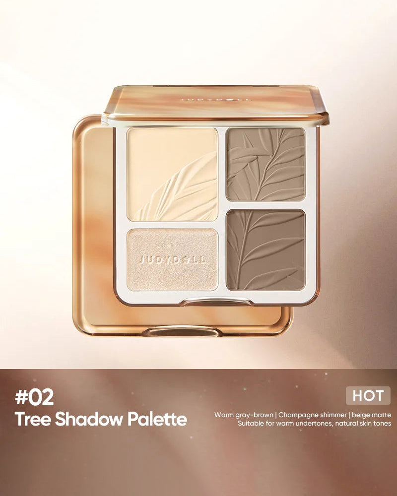 JUDYDOLL 2-In-1 Highlighter & Contour Palette