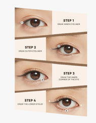 Eyeliner gel fin JUDYDOLL précisément représenté