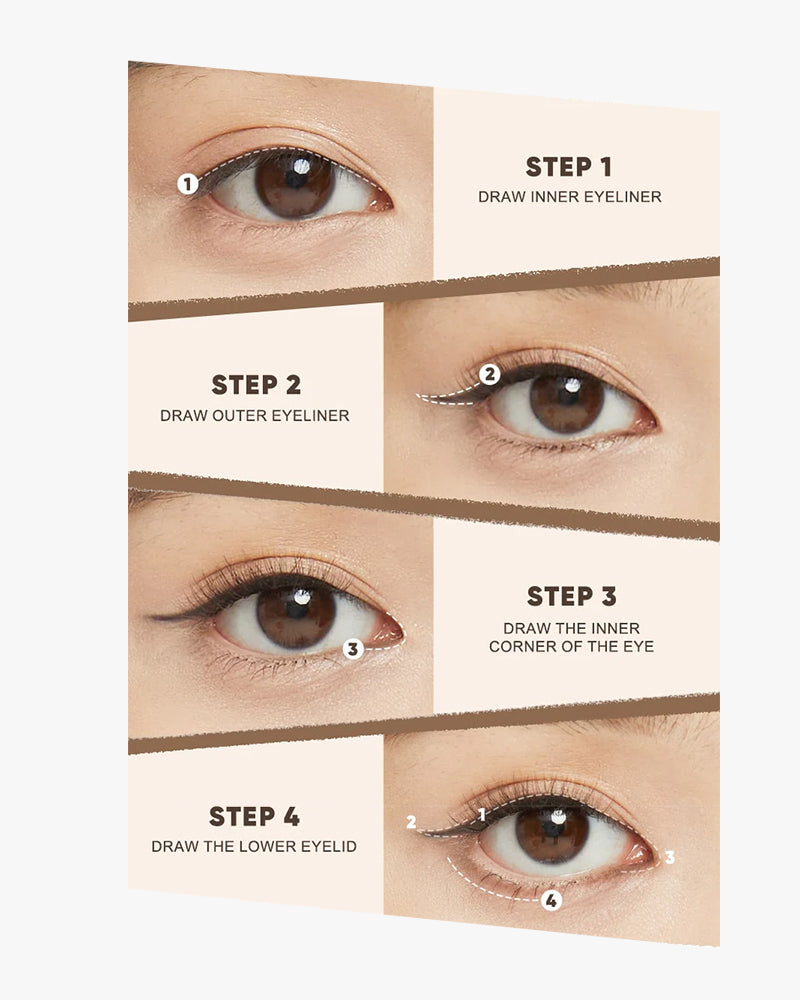 Eyeliner gel fin JUDYDOLL précisément représenté