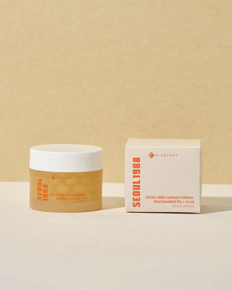 Crème en capsules K-SECRET SEOUL 1988 : Niacinamide 5 % + Yuja