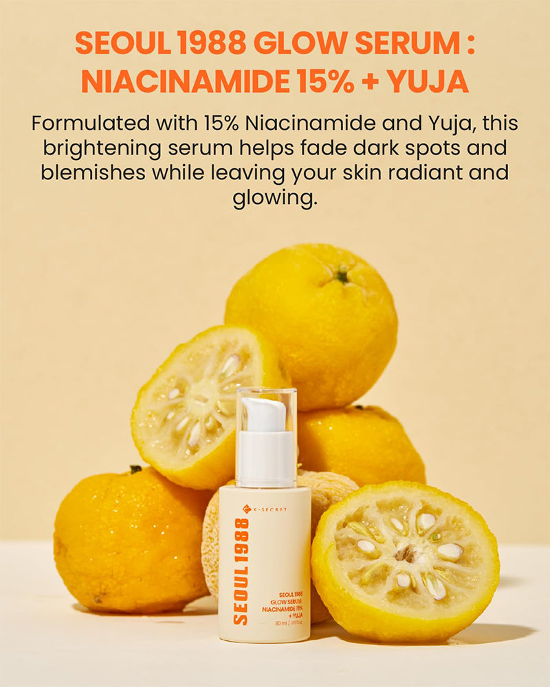 K-SECRET SEOUL 1988 Glow Serum: Niacinamide 5% + Yuja