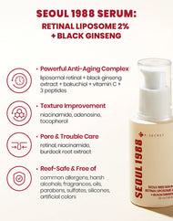 K-SECRET SEOUL 1988 Serum: Retinal Liposome 2% + Black Ginseng 30ml