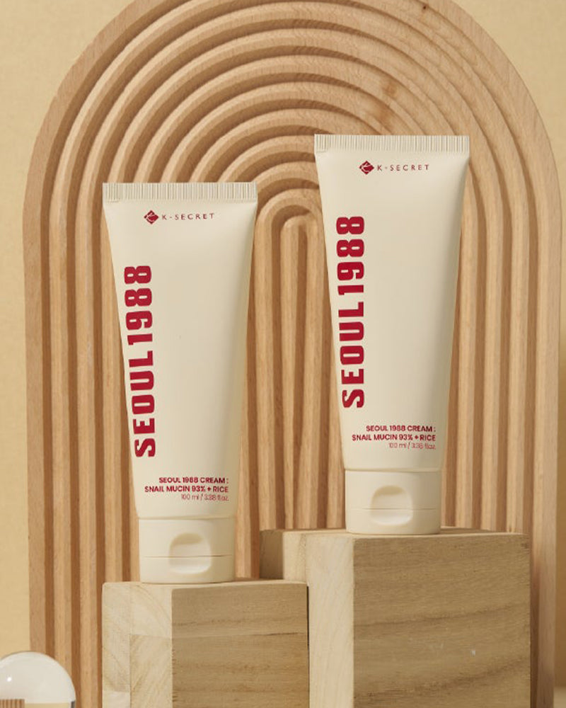K-SECRET SEOUL 1998 Cream: Snail Mucin 93% + Rice 100ml