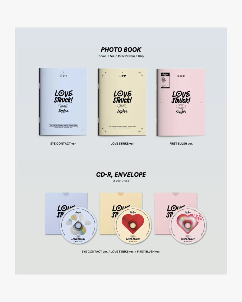 Kep1er - Lovestruck! (4e mini-album) (3 versions)