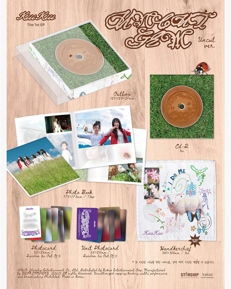 KiiiKiii - 1st mini album [UNCUT GEM] (UNCUT ver.)