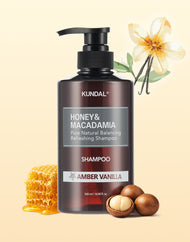 KUNDAL Honey & Macadamia Nature Shampoo #Amber Vanilla