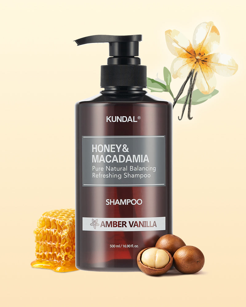 KUNDAL Honey & Macadamia Nature Shampoo #Amber Vanilla