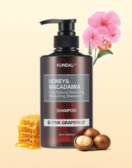 KUNDAL Honey & Macadamia Nature Shampoo #Pink Grapefruit