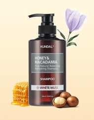 KUNDAL Honey & Macadamia Nature Shampoo #White Musk