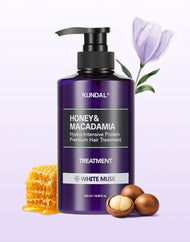 KUNDAL Honey & Macadamia Protein Treatment #White Musk