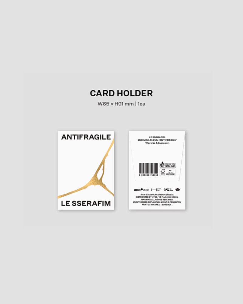 LE SSERAFIM - ANTIFRAGILE (2ND Mini Album) WEVERSE ALBUMS VER.