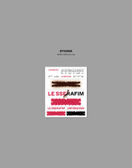 LE SSERAFIM - 1ER ALBUM STUDIO 'IMPARDONNÉ'