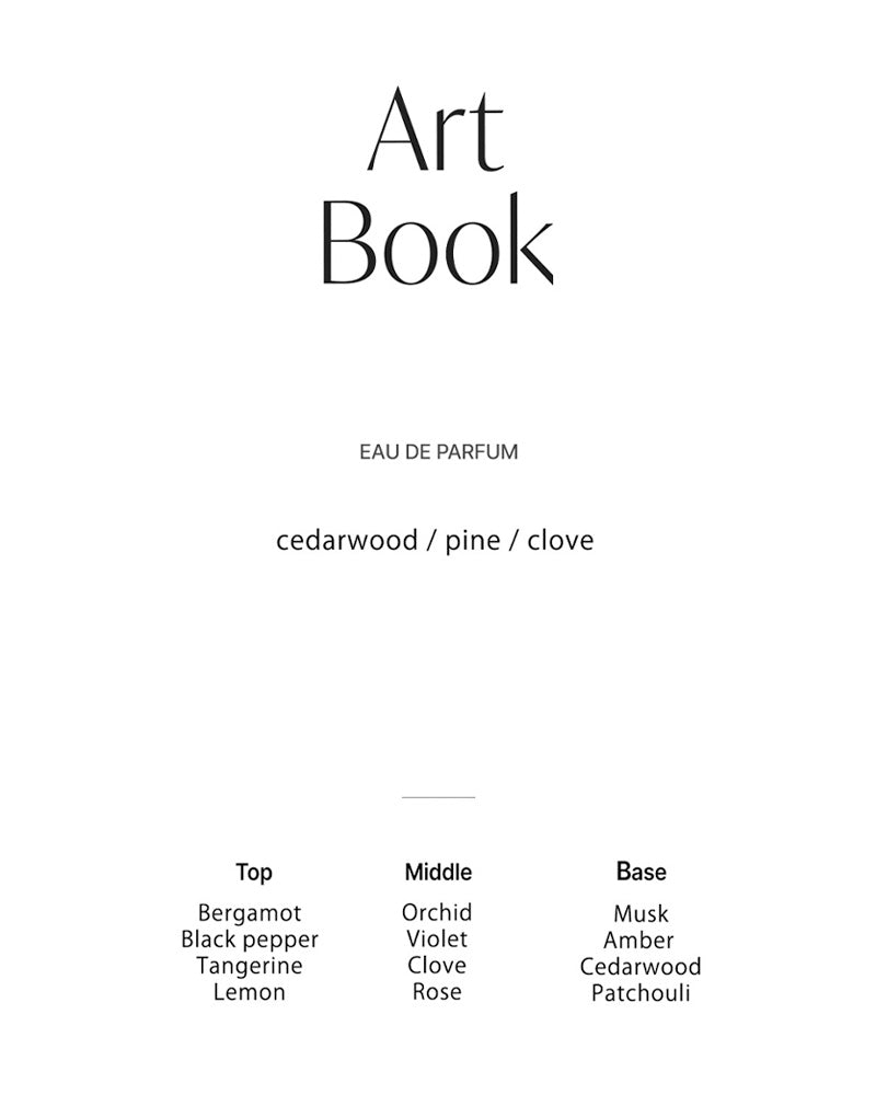 LIBER Eau De Parfum #Art Book