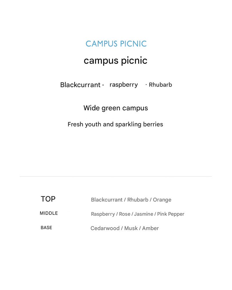LIBER Eau De Parfum #Campus Picnic