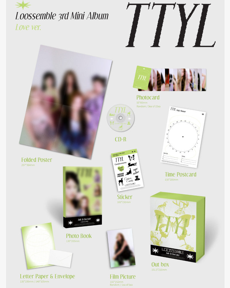Loossemble - 3RD MINI ALBUM [TTYL] (3 Versions)