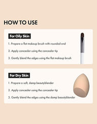 LUNA Long Lasting Tip Concealer Cover-Fit