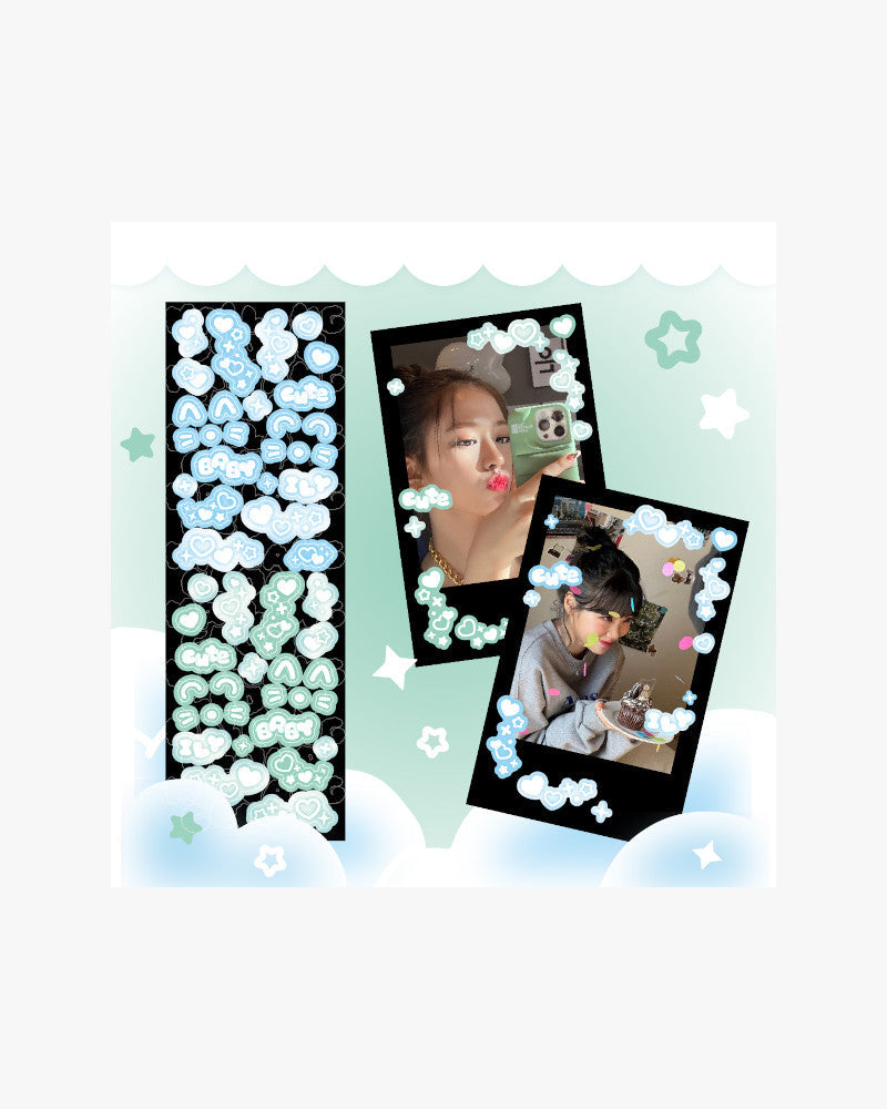 Feuille d'autocollants Twinkle Parts de Mallangcloud (3 couleurs)