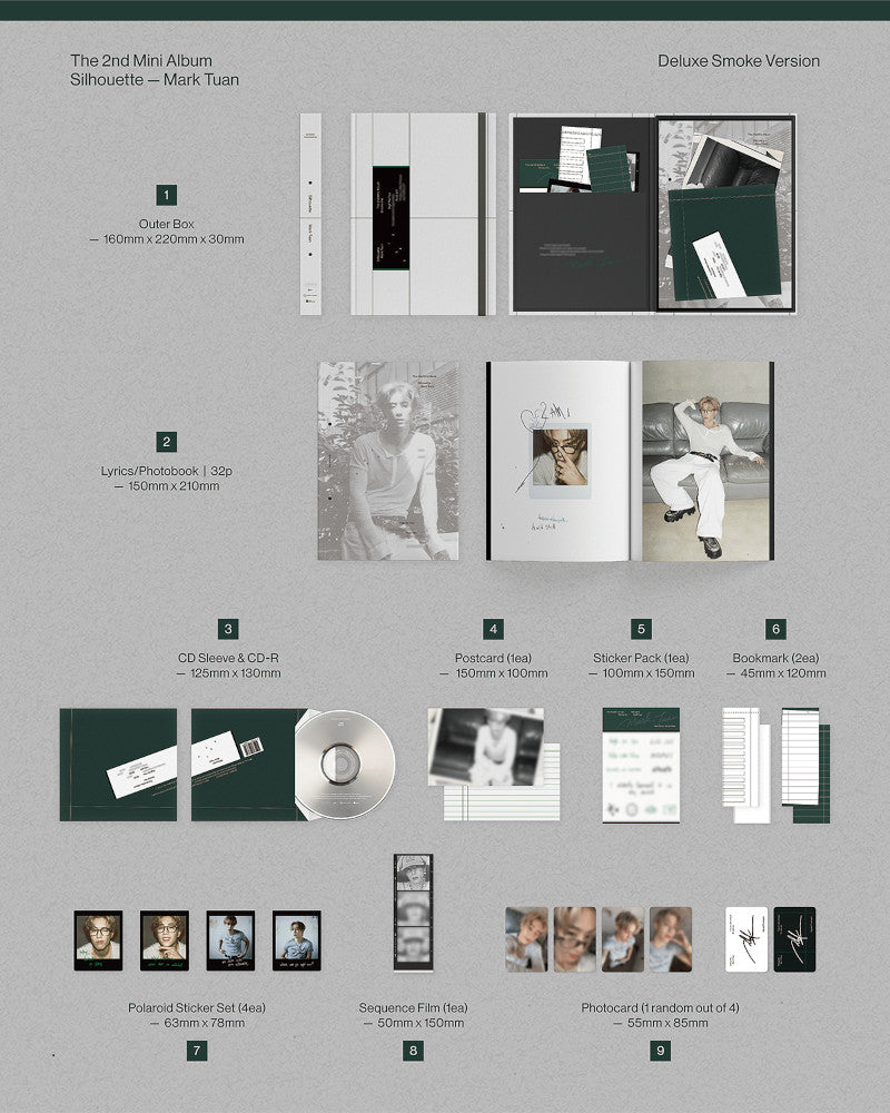Mark Tuan (GOT7) - [Silhouette] (Smoke Deluxe ver.)