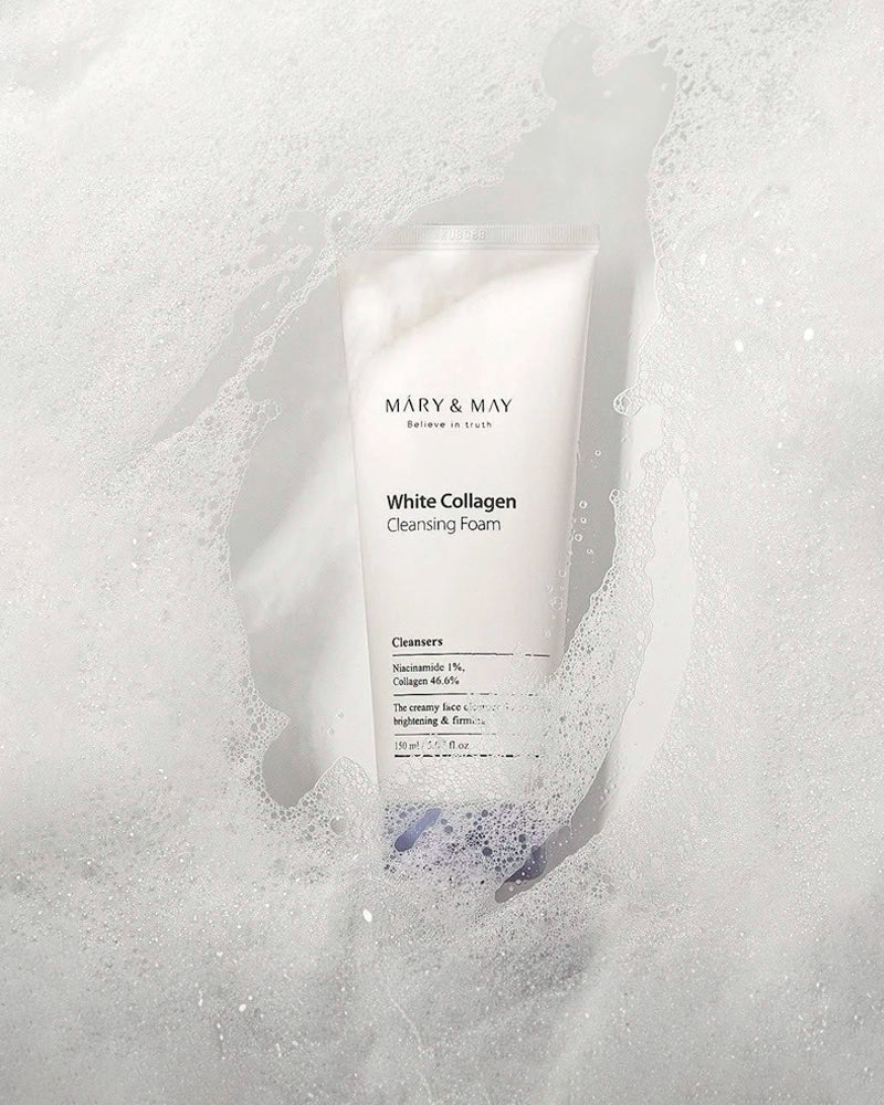 MARY & MAY White Collagen Cleansing Foam