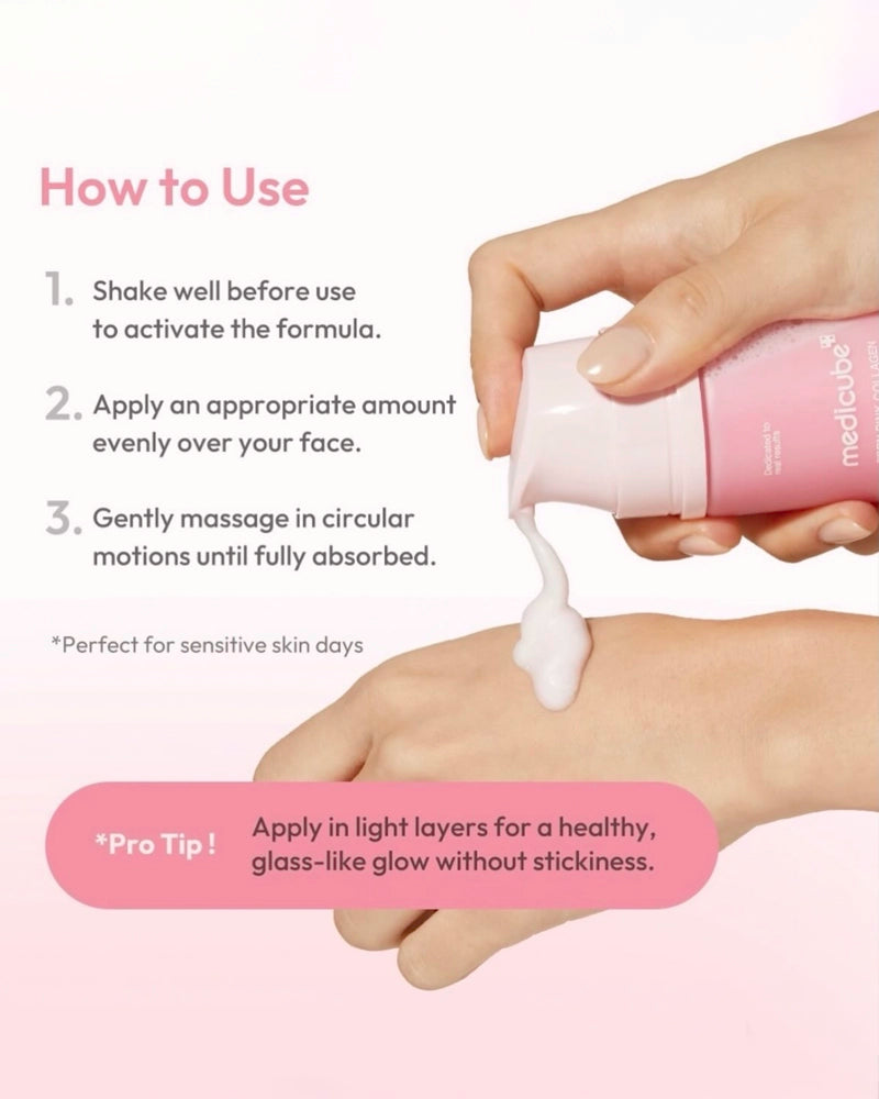 medicube PDRN Pink Collagen Bubble Serum