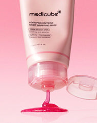 medicube PDRN Pink Caffeine Night Wrapping Mask
