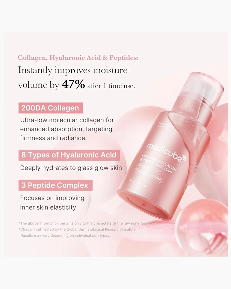 medicube PDRN Pink Collagen Exosome Shot 2000