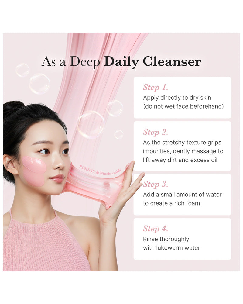 medicube PDRN Pink Niacinamide Whip Cleanser