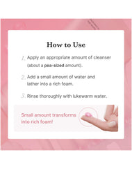 medicube PDRN Pink Niacinamide Whip Cleanser