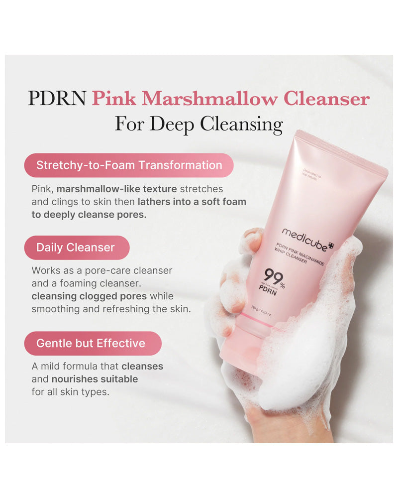 medicube PDRN Pink Niacinamide Whip Cleanser