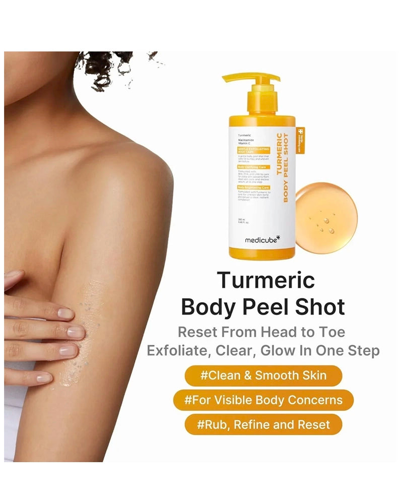 medicube Kojic Acid Turmeric Body Peel Shot