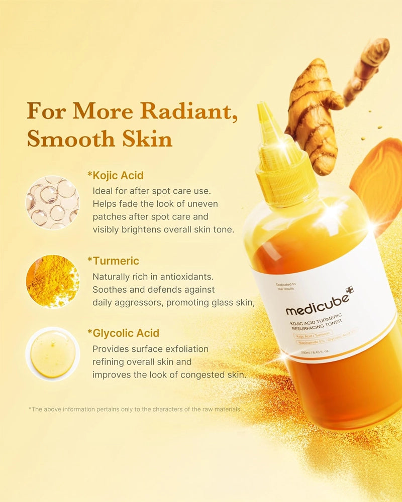 medicube Kojic Acid Turmeric Resurfacing Toner