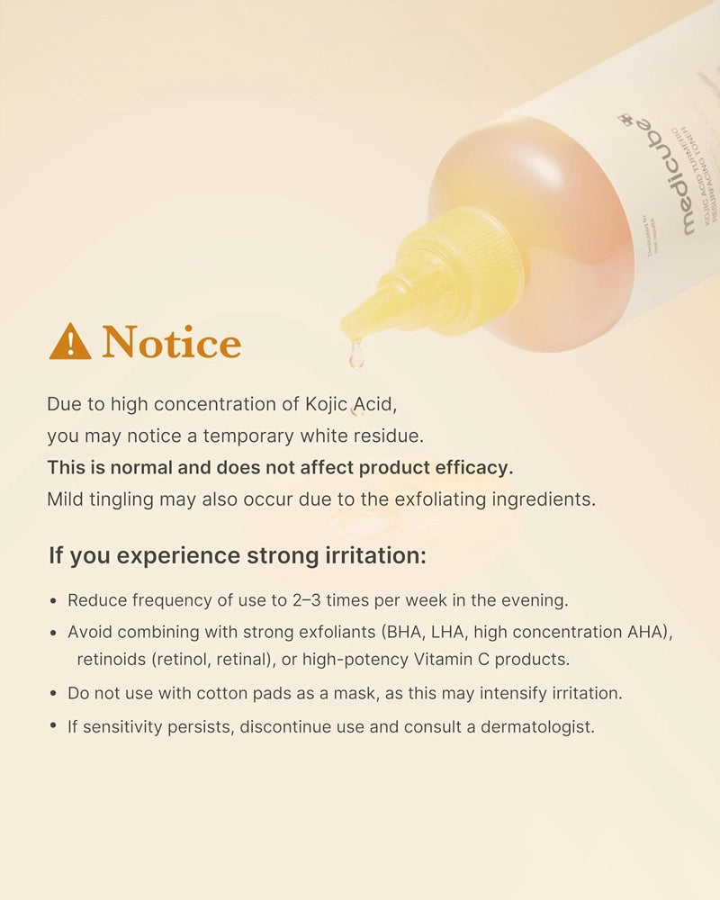 medicube Kojic Acid Turmeric Resurfacing Toner