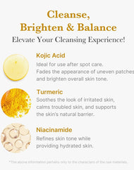 medicube Kojic Acid Turmeric Toning Cleanser