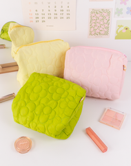 SUKOSHI Floral Puffy Pouch