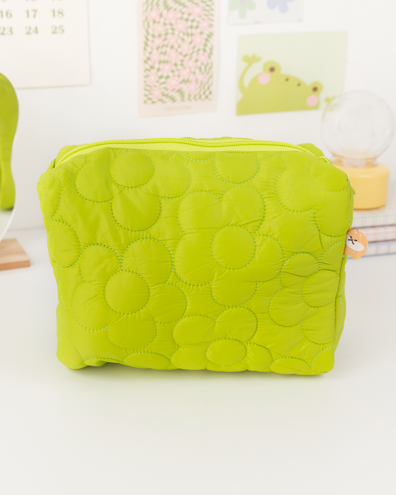 SUKOSHI Floral Puffy Pouch