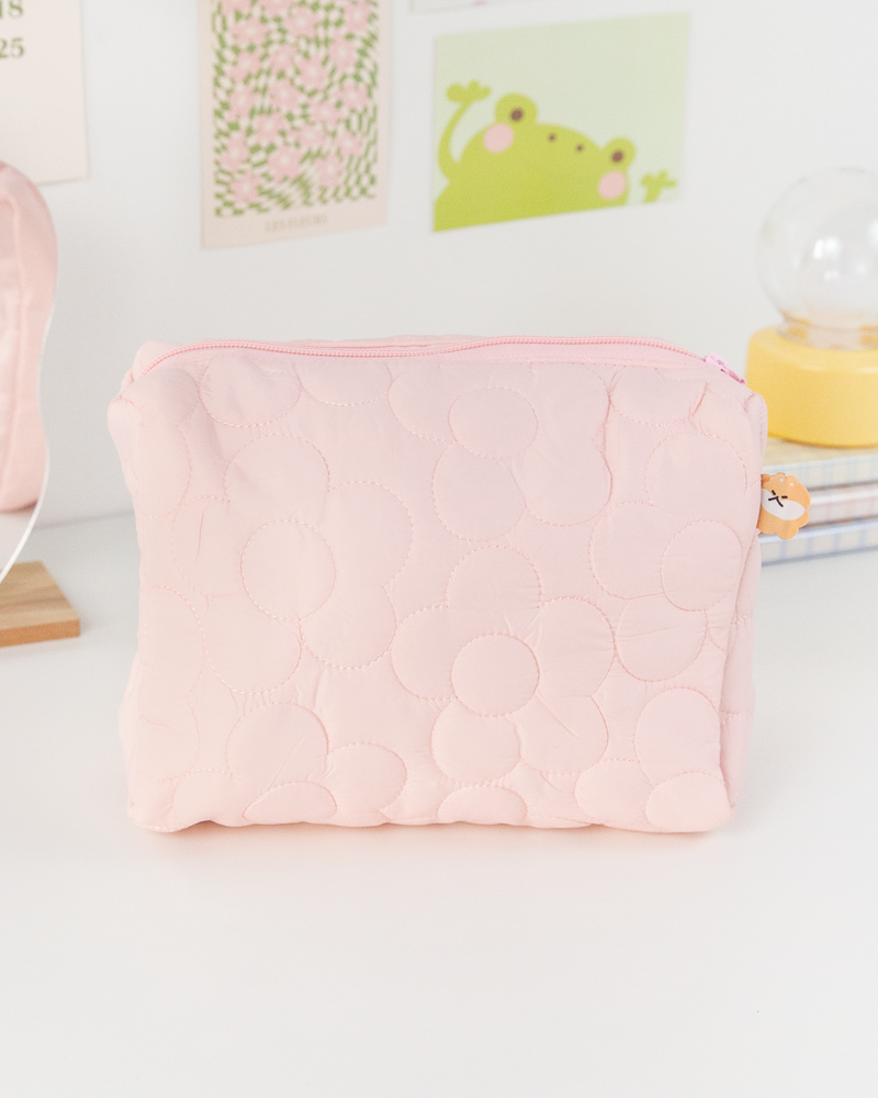 SUKOSHI Floral Puffy Pouch