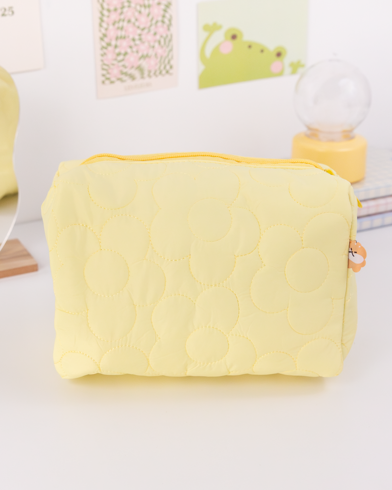 SUKOSHI Floral Puffy Pouch