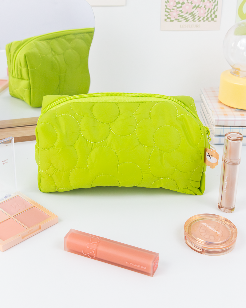 SUKOSHI Floral Puffy Pouch