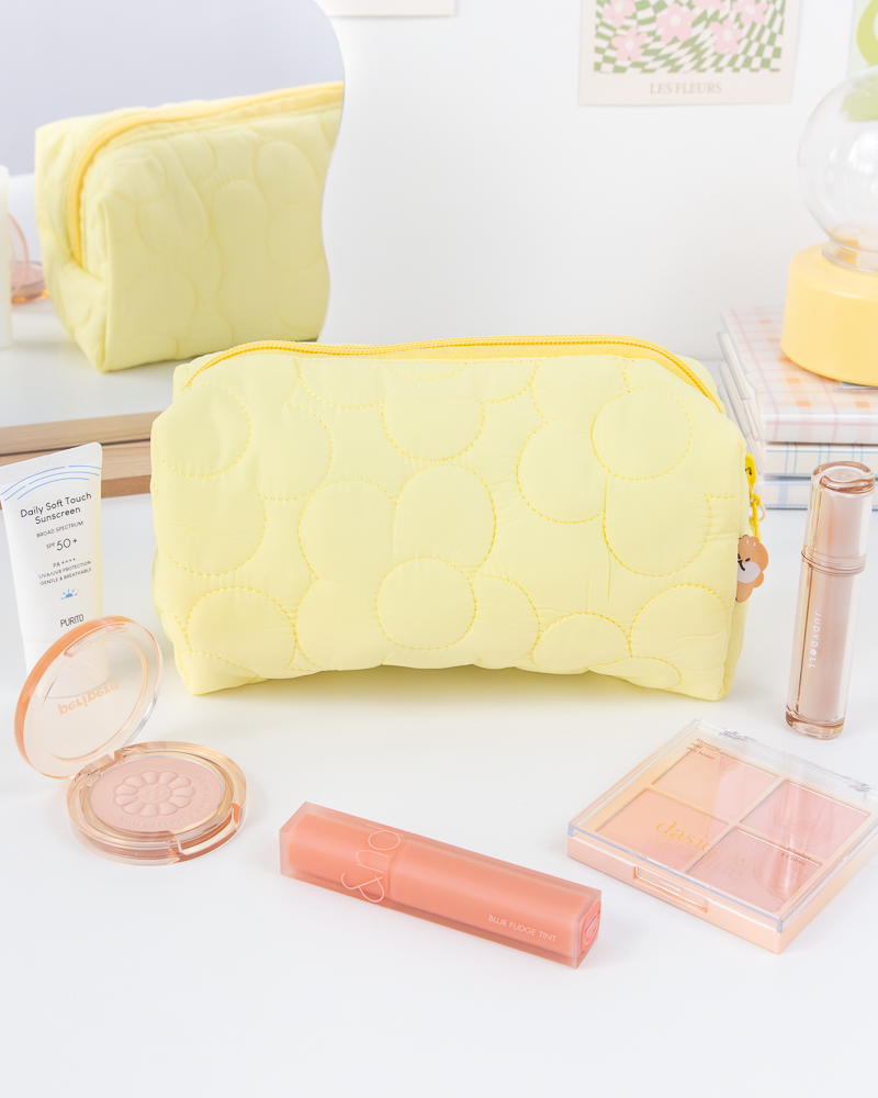SUKOSHI Floral Puffy Pouch