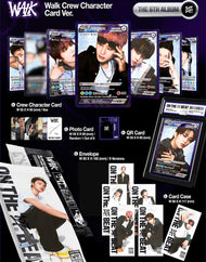 NCT 127 - 6TH FULL ALBUM [WALK] (Walk Crew Character Card Ver.) (7 Versions)