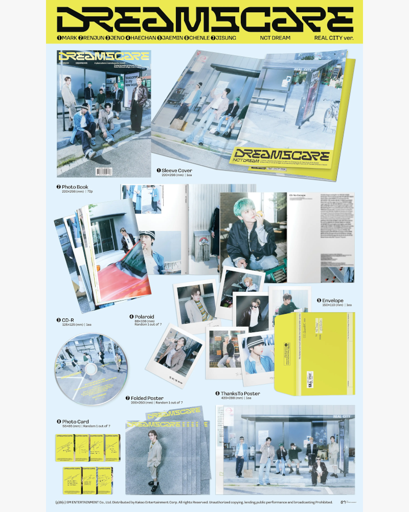 NCT DREAM - 4ème album complet [DREAMSCAPE] (REAL CITY Ver.)