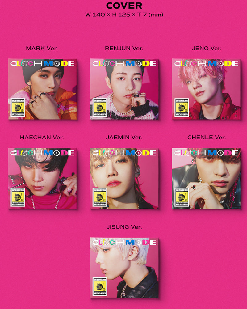 NCT DREAM - Le 2e album [Mode Glitch] (Version Digipack) (7 versions)