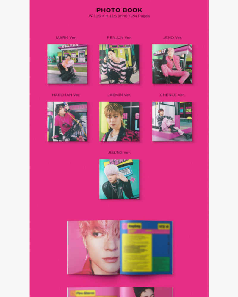 NCT DREAM - Le 2e album [Mode Glitch] (Version Digipack) (7 versions)