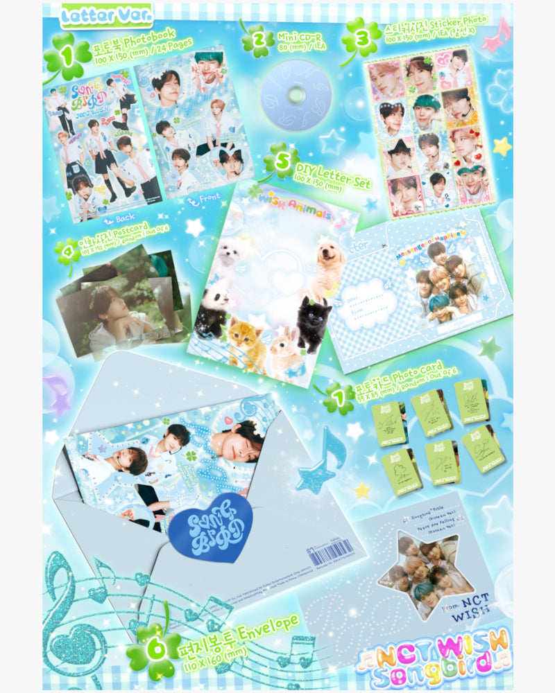 NCT WISH - 2E ALBUM SINGLE [Songbird] (Letter Ver.)