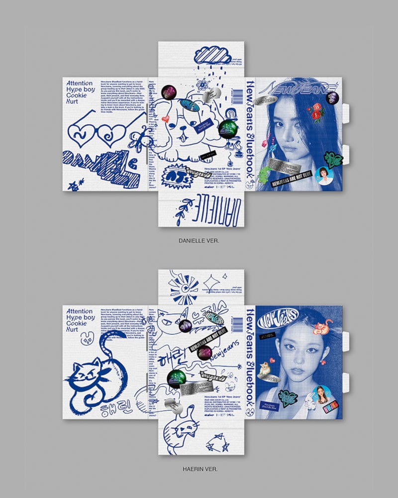 NewJeans - 1ER EP 'NEW JEANS' [BLUEBOOK VER.]