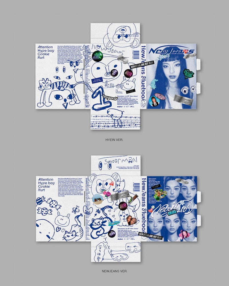 NewJeans - 1ER EP 'NEW JEANS' [BLUEBOOK VER.]